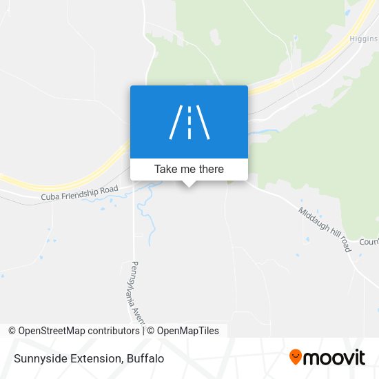 Sunnyside Extension map