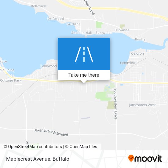 Mapa de Maplecrest Avenue
