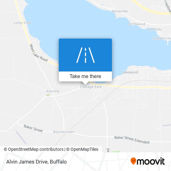 Alvin James Drive map