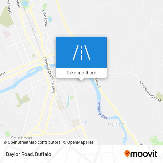 Mapa de Baylor Road