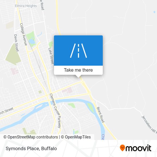 Mapa de Symonds Place