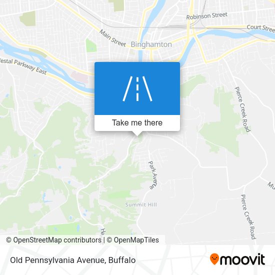 Mapa de Old Pennsylvania Avenue