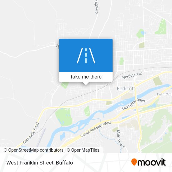 Mapa de West Franklin Street