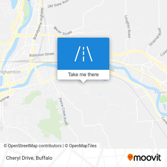 Cheryl Drive map