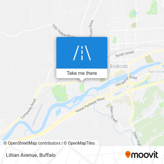 Lillian Avenue map