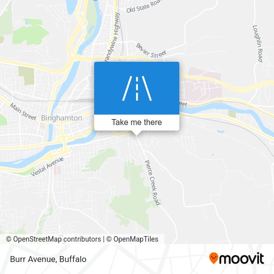 Burr Avenue map