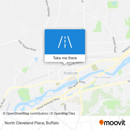 Mapa de North Cleveland Place