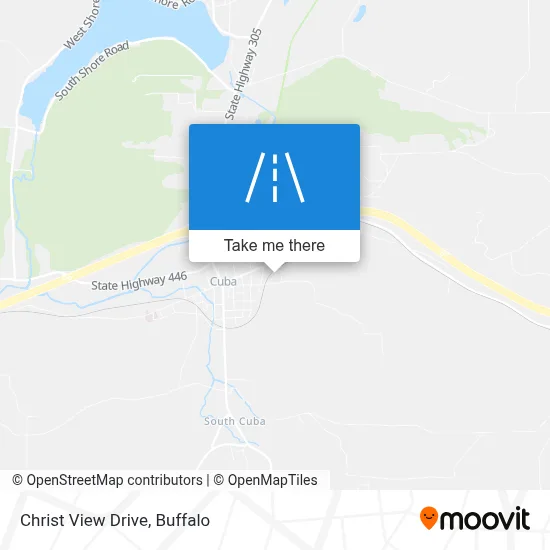 Christ View Drive map