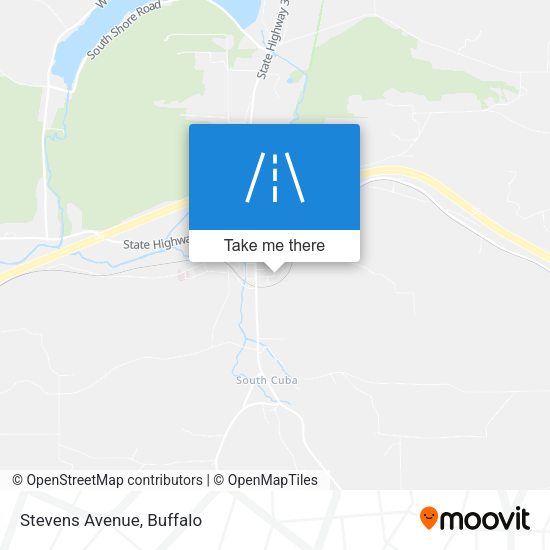 Mapa de Stevens Avenue