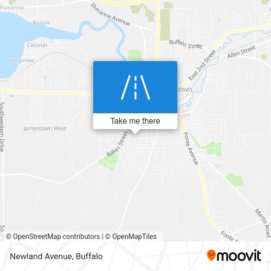 Mapa de Newland Avenue
