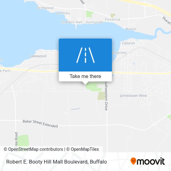 Mapa de Robert E. Booty Hill Mall Boulevard