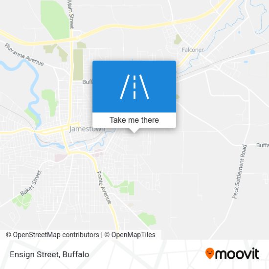 Mapa de Ensign Street
