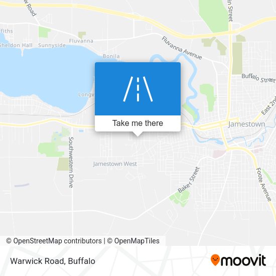 Mapa de Warwick Road
