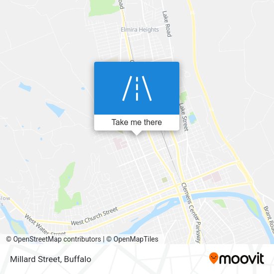 Mapa de Millard Street