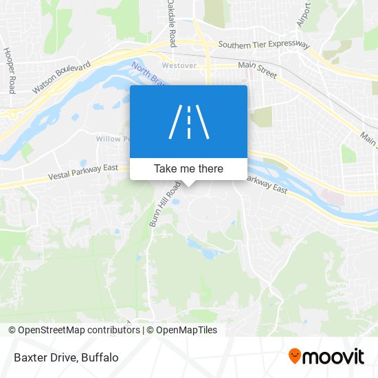 Baxter Drive map