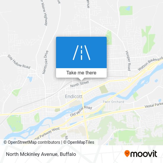 North Mckinley Avenue map