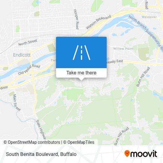 South Benita Boulevard map