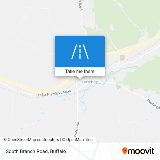South Branch Road map