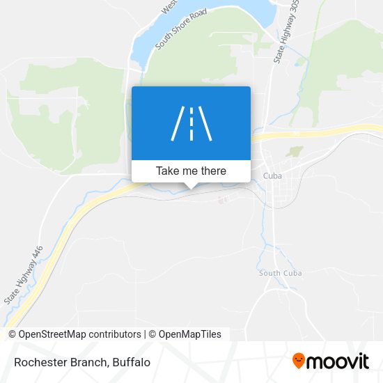 Mapa de Rochester Branch