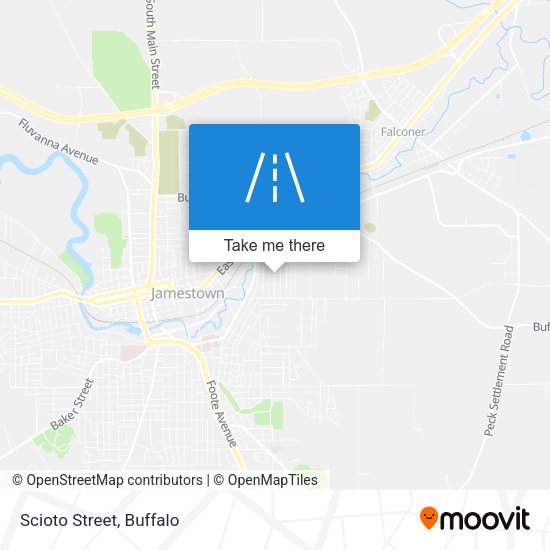 Mapa de Scioto Street