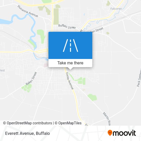 Mapa de Everett Avenue