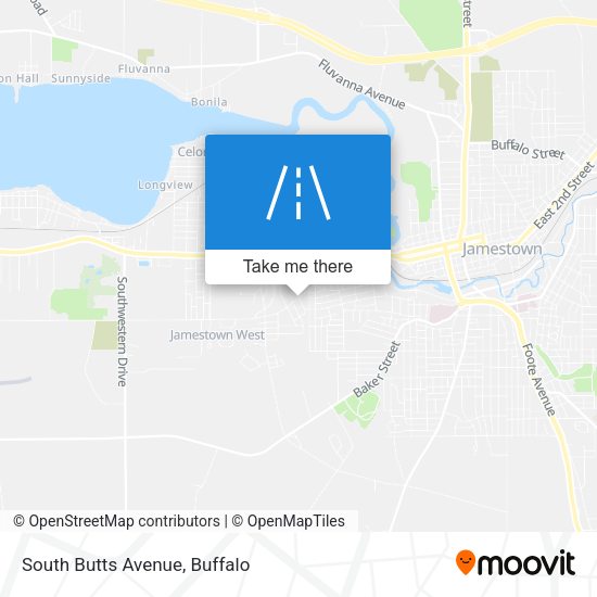Mapa de South Butts Avenue