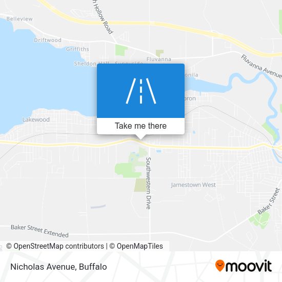 Mapa de Nicholas Avenue