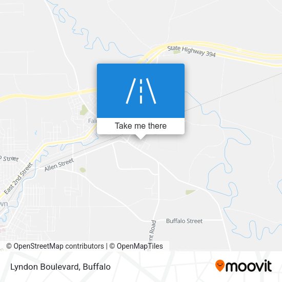 Mapa de Lyndon Boulevard
