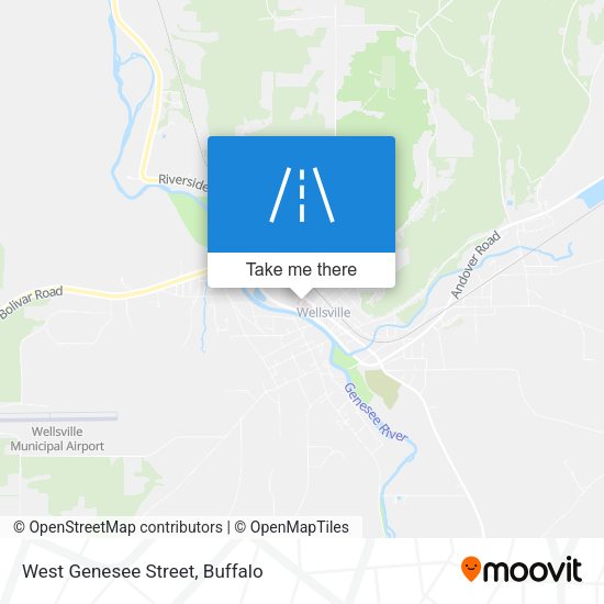 Mapa de West Genesee Street