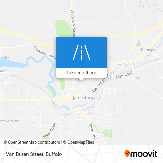 Mapa de Van Buren Street
