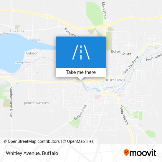 Mapa de Whitley Avenue