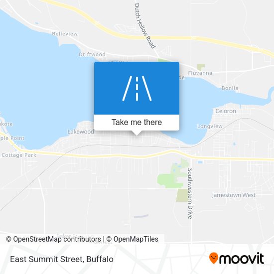 East Summit Street map