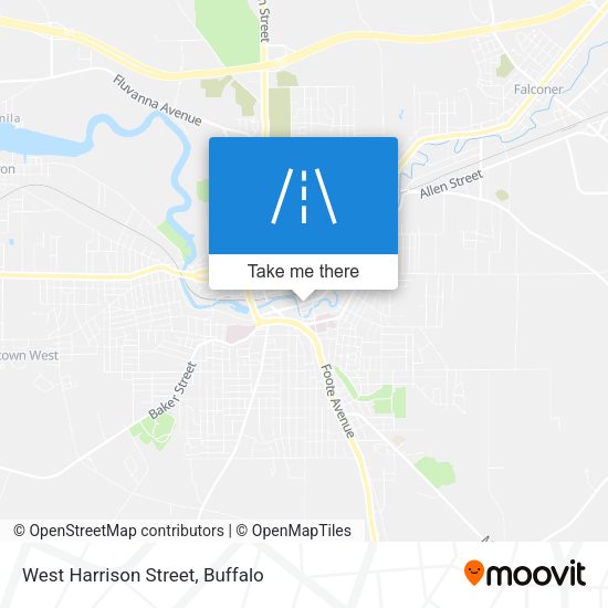 Mapa de West Harrison Street