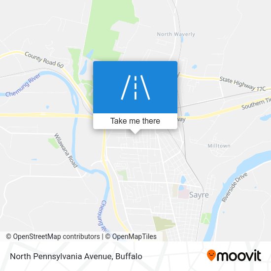 North Pennsylvania Avenue map