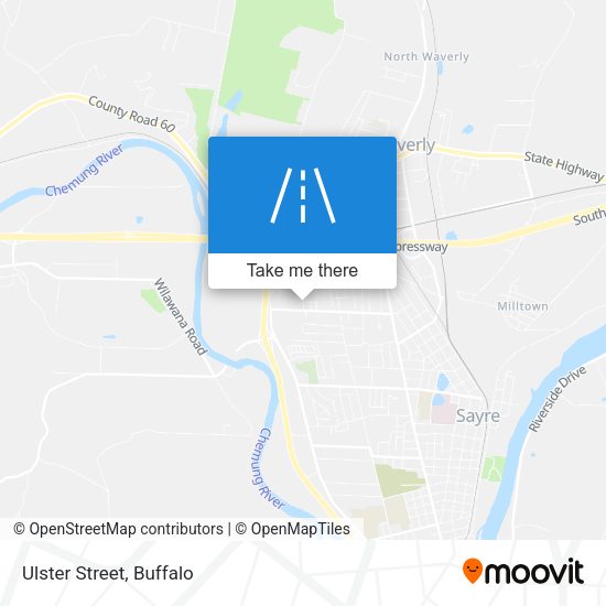 Mapa de Ulster Street