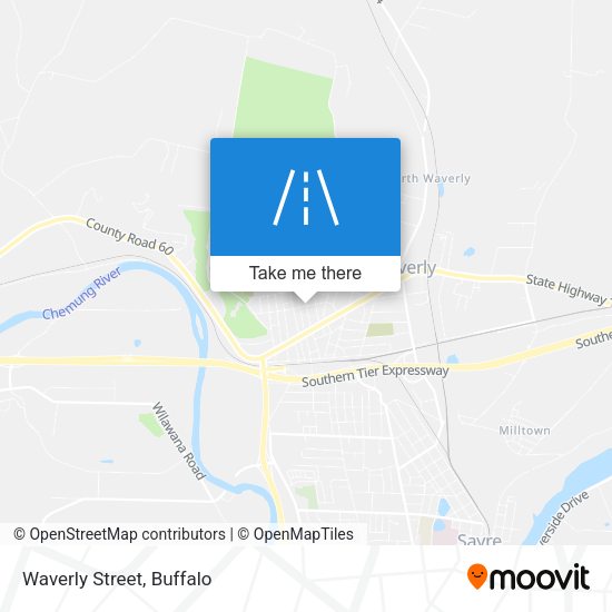 Mapa de Waverly Street