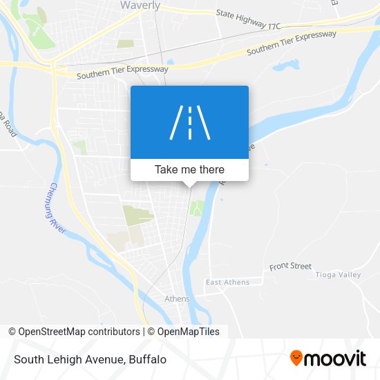 Mapa de South Lehigh Avenue