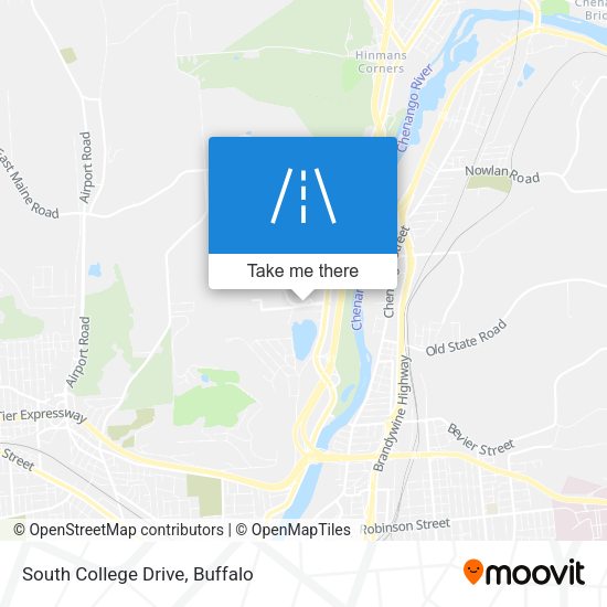South College Drive map