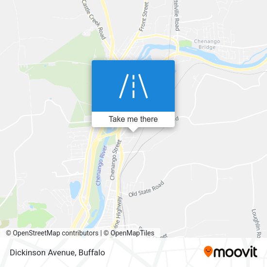 Mapa de Dickinson Avenue