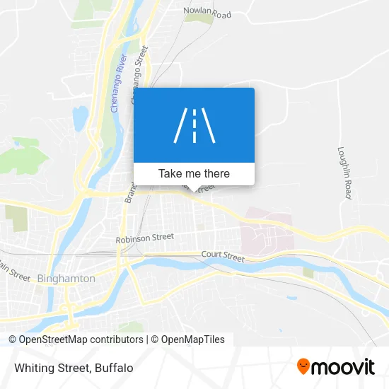 Whiting Street map