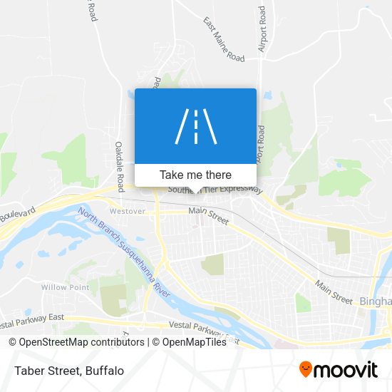 Mapa de Taber Street