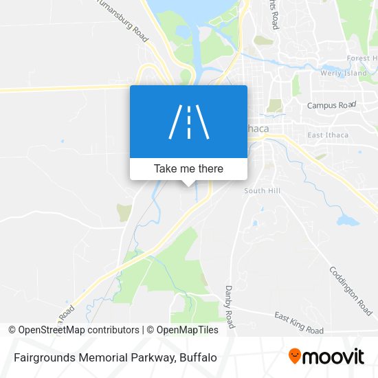 Mapa de Fairgrounds Memorial Parkway