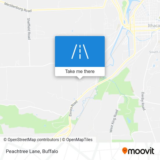 Mapa de Peachtree Lane