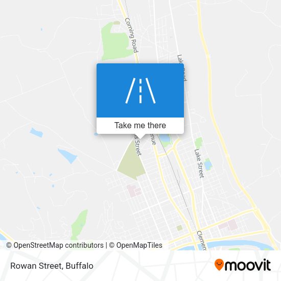 Mapa de Rowan Street