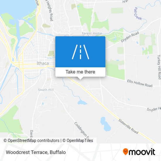 Mapa de Woodcrest Terrace