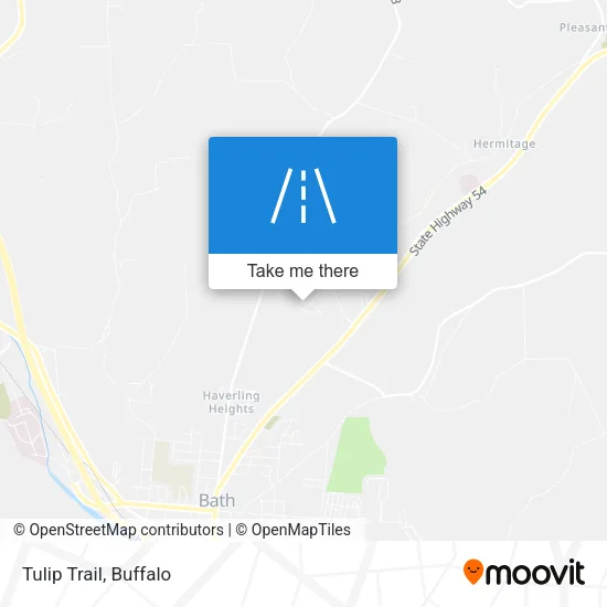 Tulip Trail map