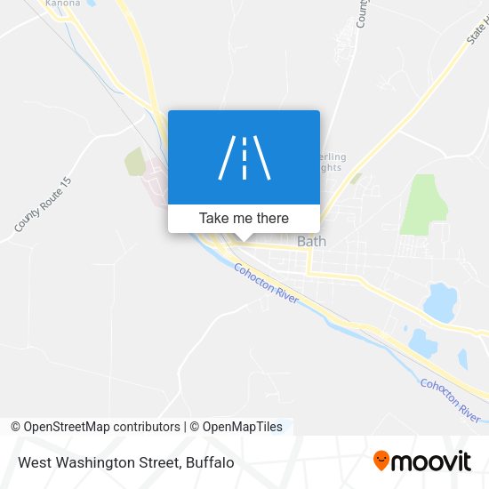 West Washington Street map
