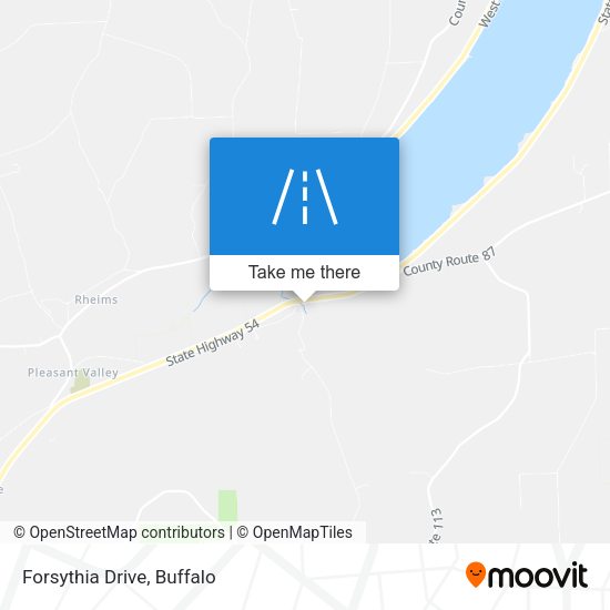 Forsythia Drive map