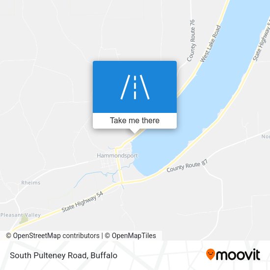 South Pulteney Road map
