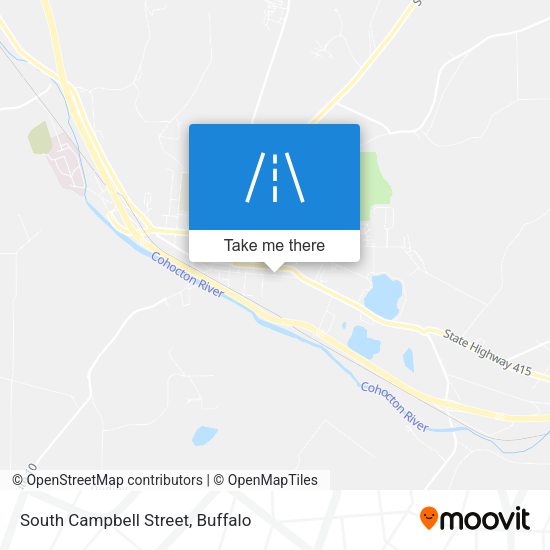 South Campbell Street map